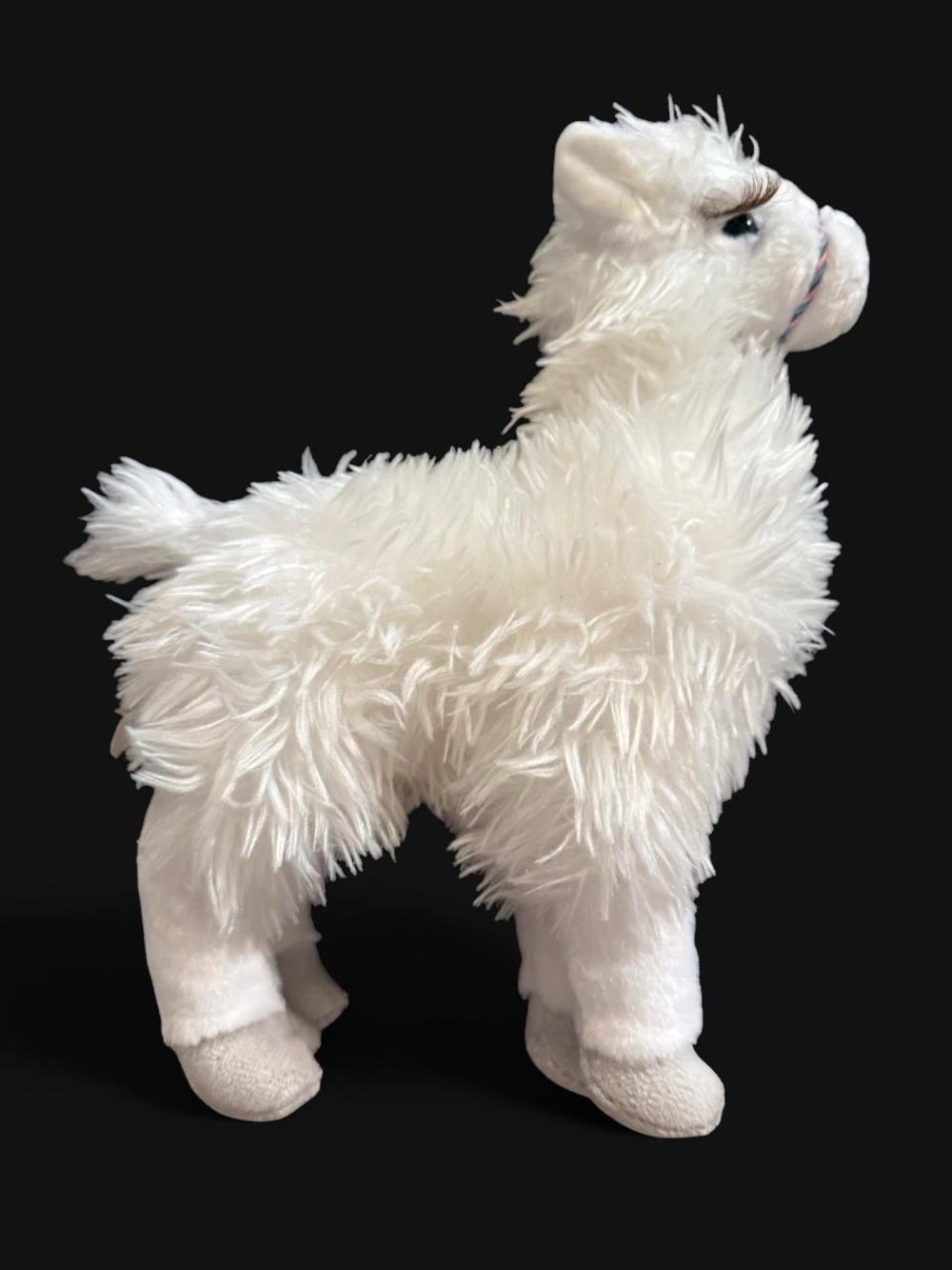 White Plush Llama Stuffed Animal - Cozy Kids Toy